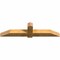 Ekena Millwork Eugene Rough Sawn Timber Gable Bracket, Western Red Cedar, 72"W x 18"H x 6"D x 6"F, 6/12 Pitch GBW072X18X0606EUG00RWR - alternate 2